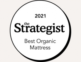 Birch Luxe Latex Hybrid winner of the Best Organic Mattress 2021 Award from The Strategist