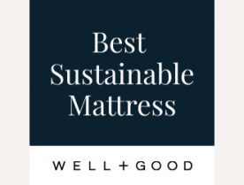 Birch Luxe Latex Hybrid winner of the Best Sustainable Mattress by Well+Good