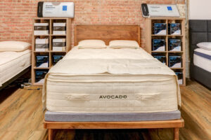 Avocado Luxury Pillow Top Mattress in Sandman Sleep Showroom