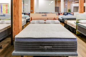 Helix Midnight Lux mattress in Sandman Sleep Showroom Chicago