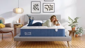 Bear Elite Hybrid mattress motion transfer in a bedroom setting