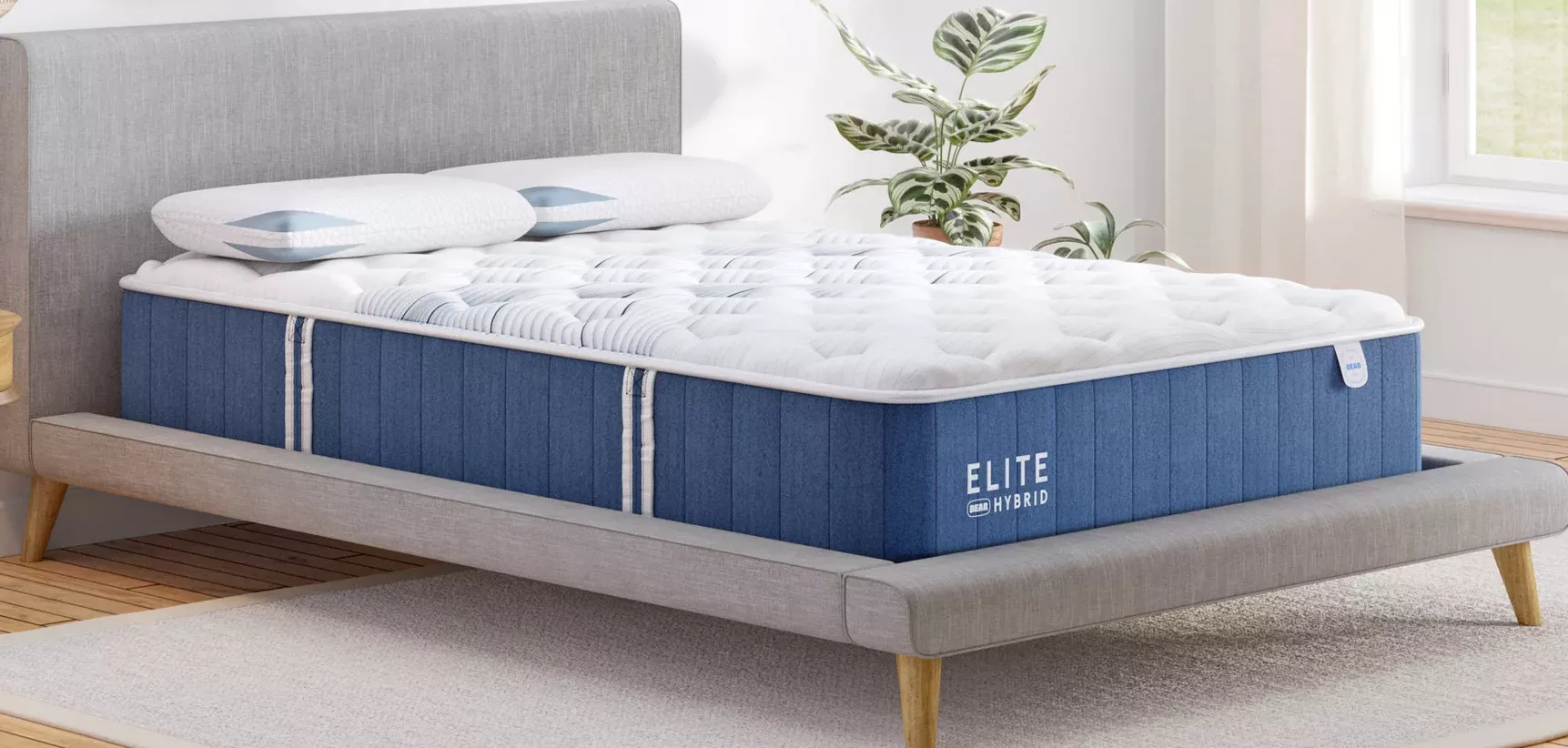 Bear-Elite-Hybrid-Mattress in bedroom setting