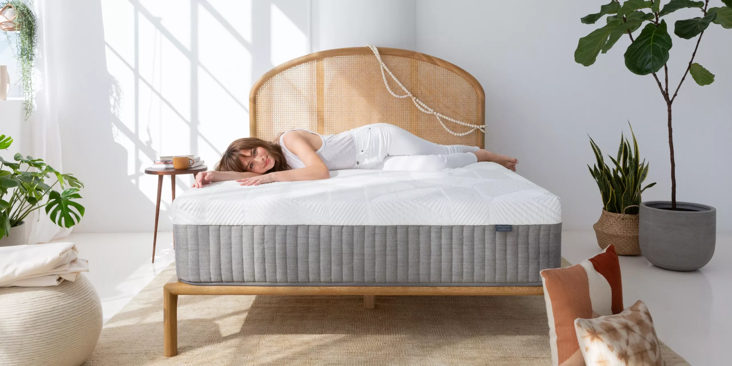 Cypress mattress from Brentwood home in a bedroom setting