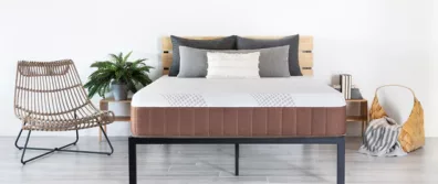 Dreamfoam Copper mattress by Brooklyn Bedding in a bedroom setting