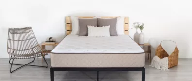 Dreamfoam Latex mattress by Brooklyn Bedding mattress in a bedroom setting