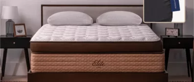 Helix Elite mattress in a bedroom setting