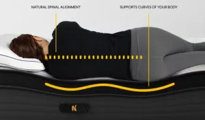 Nolah Evolution 15" keeps your spine aligned for a great night's rest