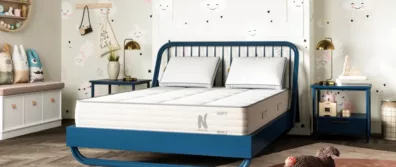 Nolah Nurture kids mattress in a bedroom setting