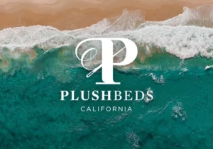 PlushBeds Logo California Coast